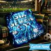 Custom Personalized Blanket Space Adventure Six Seven Soft Throw Blanket, Suitable for Family and Friends, Sofa Blanket,Home Decor Christmas gift