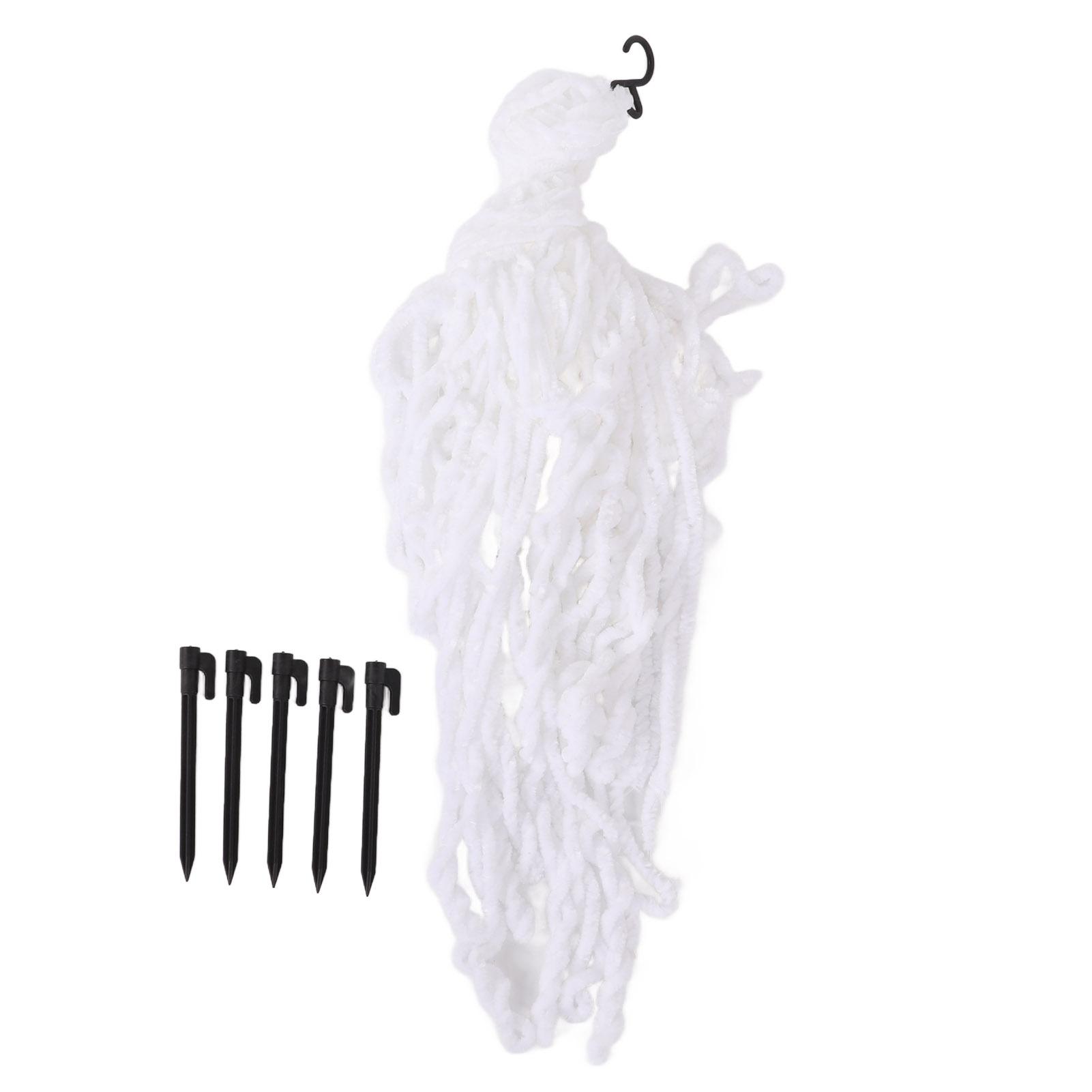 

Треугольная паутина очень большая белая Хэллоуин вечеринка коварные декоративные реквизиты принадлежности