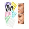 40 шт./аркуш Різнокольорові наклейки-зірочки, Рожеві та чорні наклейки-зірочки, Наклейки для декору обличчя Водонепроникні та стійкі до поту, Міні-наклейки для вечірки, Нічного клубу,