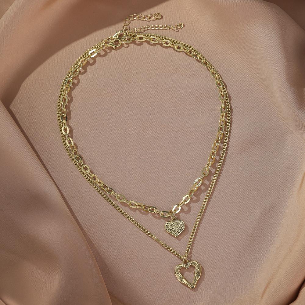 Quality Heart Premium Shaped Necklace With Angel Wings For Trendy Fashion Womens