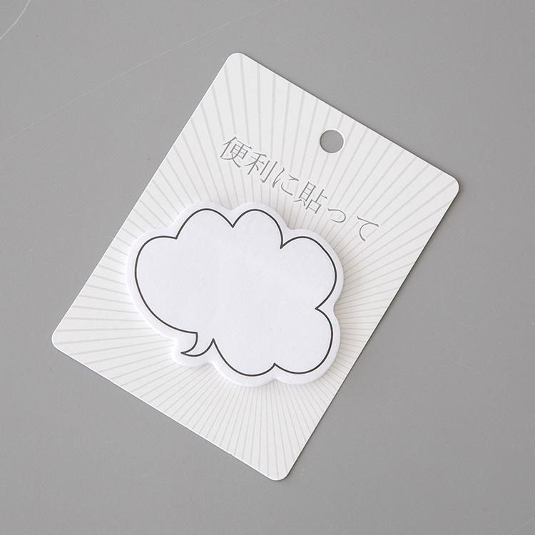 Kawaii Stationery Memo Pads Cute Dialog Box Paper Sticker Sticky Note Page Marker Planner For Kids School Supplies