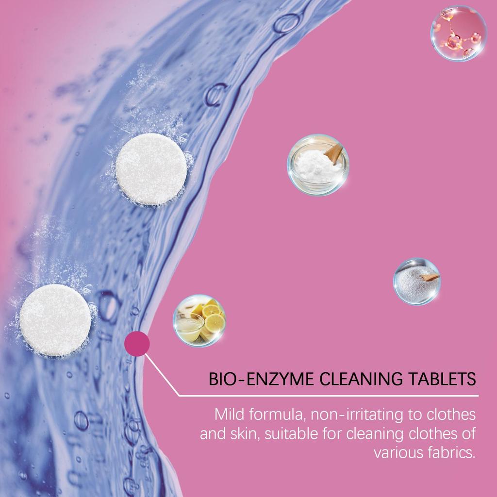 Laundry Stain Removal Foam Bio-Enzyme Explosive Salt Laundry Cleaning Stain Removal Foam