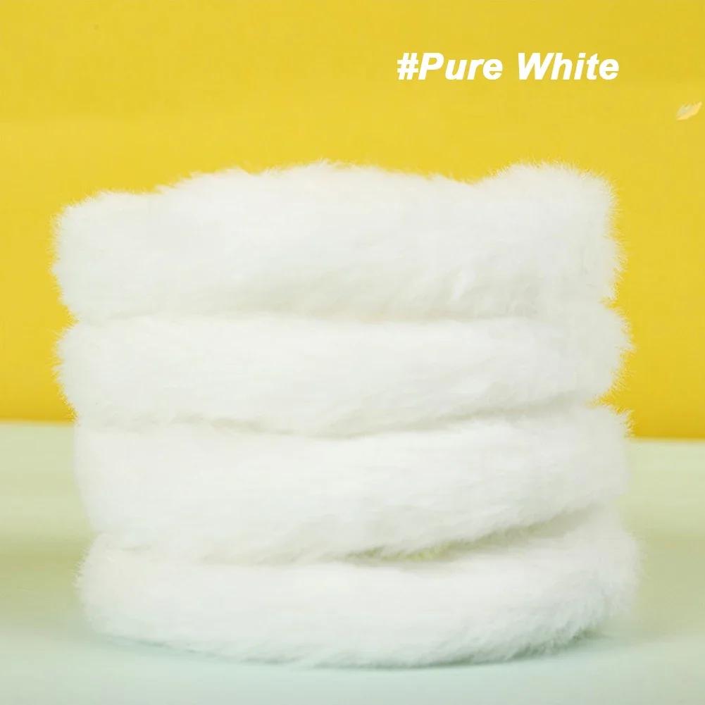 1m Plush Rabbit Hair Twisting Rod Color Fur Ribbon Tapes Rod DIY Gift Plush Twist Wire Stick Dog Toy Handmade Sewing Accessories