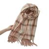 Korean Style Plaid Scarf Women's New Autumn and Winter Imitation Cashmere Fashion British Versatile Warm Student Couple Scarf Shawl