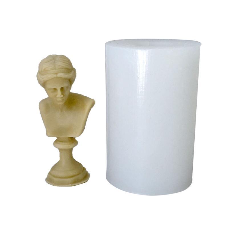 Силиконовая форма для скульптуры DIY Статуя Гипсовая скульптура Фигурка Декор