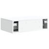 Wall Mounted Side Table White 59 x 34.5 x 17 cm