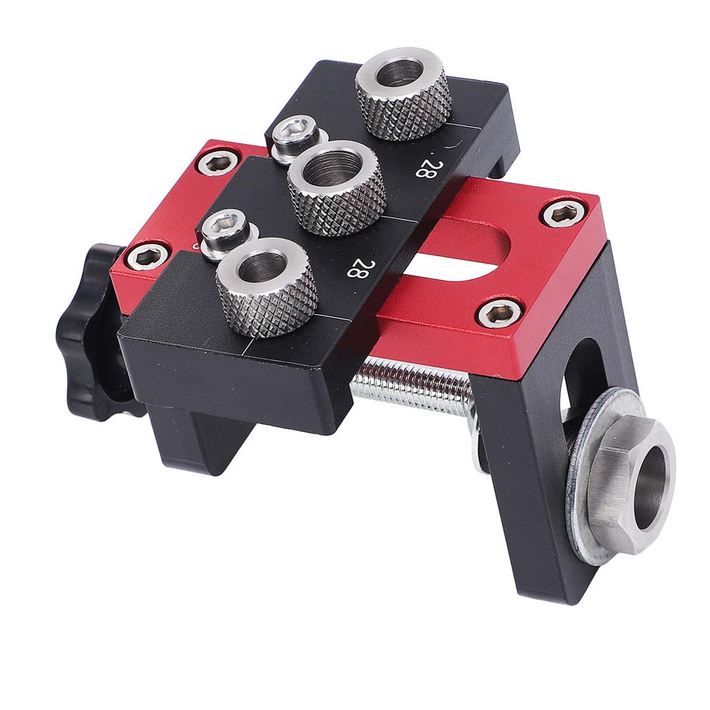 3 In 1 Pocket Hole Jig Kit Aluminum Alloy 8mm 10mm 15mm Dowel Guide Woodworking Puncher