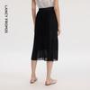 Lanzhi Pleated A-line Midi Skirt