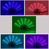 LED Luminous Lace Rose Folding Dance Fan - Chinese Style Wedding Accessory