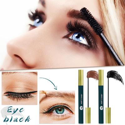 Mascara Is Waterproof And Sweat-proof Long And Curling Thin Brush Head Is Thick And Long Without Smudging