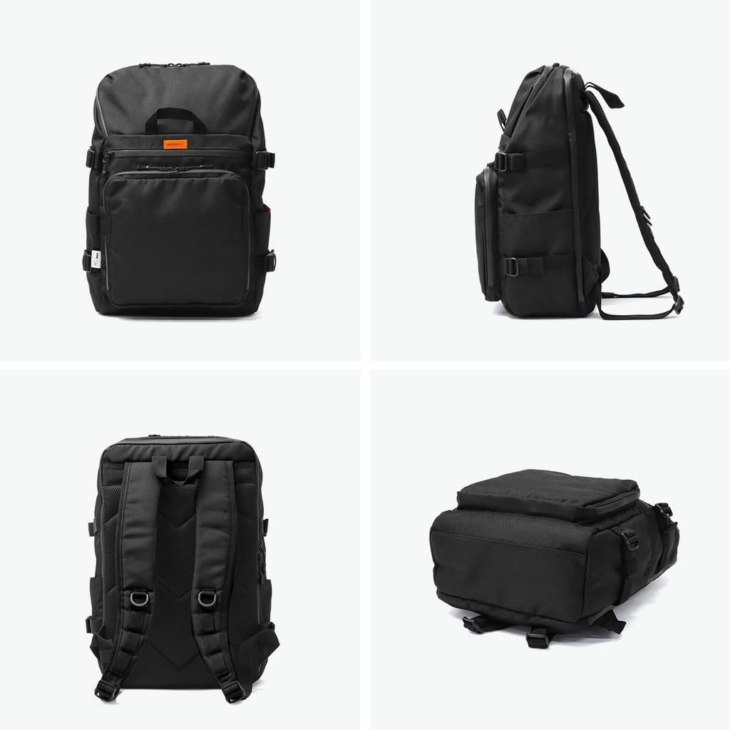 [Machiavellic] CHASE RECTANGLE 4 DAYPACK BLACK (019)