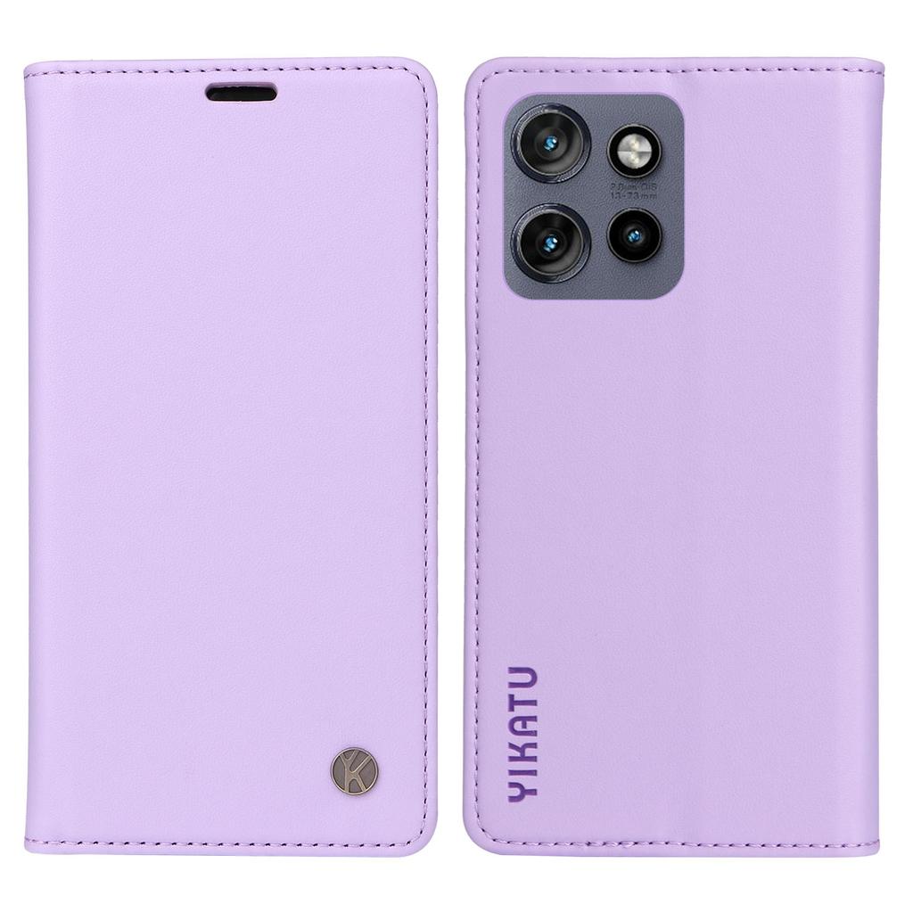 YIKATU YK-001 For Motorola Edge 50 Neo 5G/Moto S50 5G/Thinkphone 25 5G Case Stand Leather Phone Cover Strong Magnetic Closure