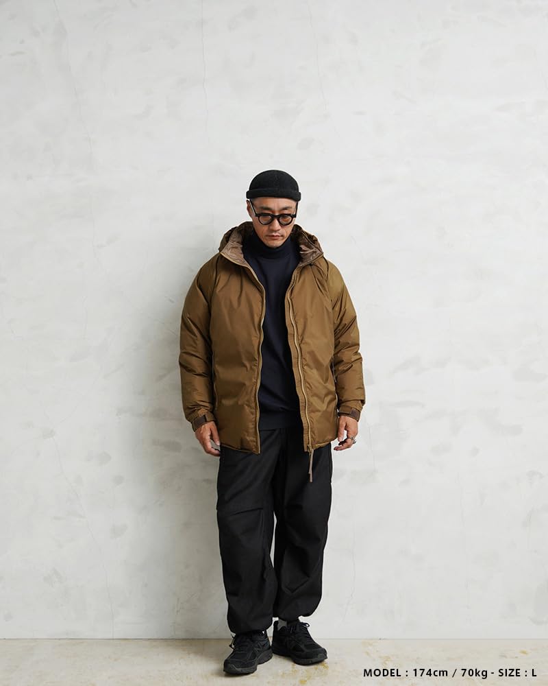 [WAIPER] NANGA Special Order AURORA-TEX Down Jacket, Type U.S.M.C. Level 7, Happy Suit Coyote, Made in Japan (JP, Alphabet, S, Coyote)