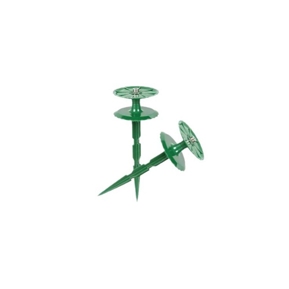 2Pcs ABS Garden Hose Guide Stake Green Hose Guide Wheel Hose Guide Holder  Garden Irrigation 2Pcs