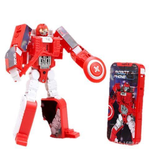 Children's Creative Transforming Mecha Playthings Mobile Phones Turn Into King Kong Robots Enjoyable Playthings designed for Boys Cool Excellent Gifts