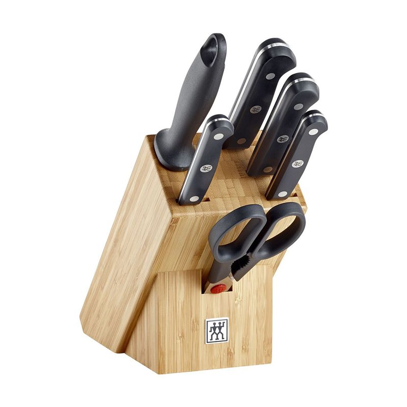 Henkel Zwilling GOURMET Knife Block Bamboo 7P