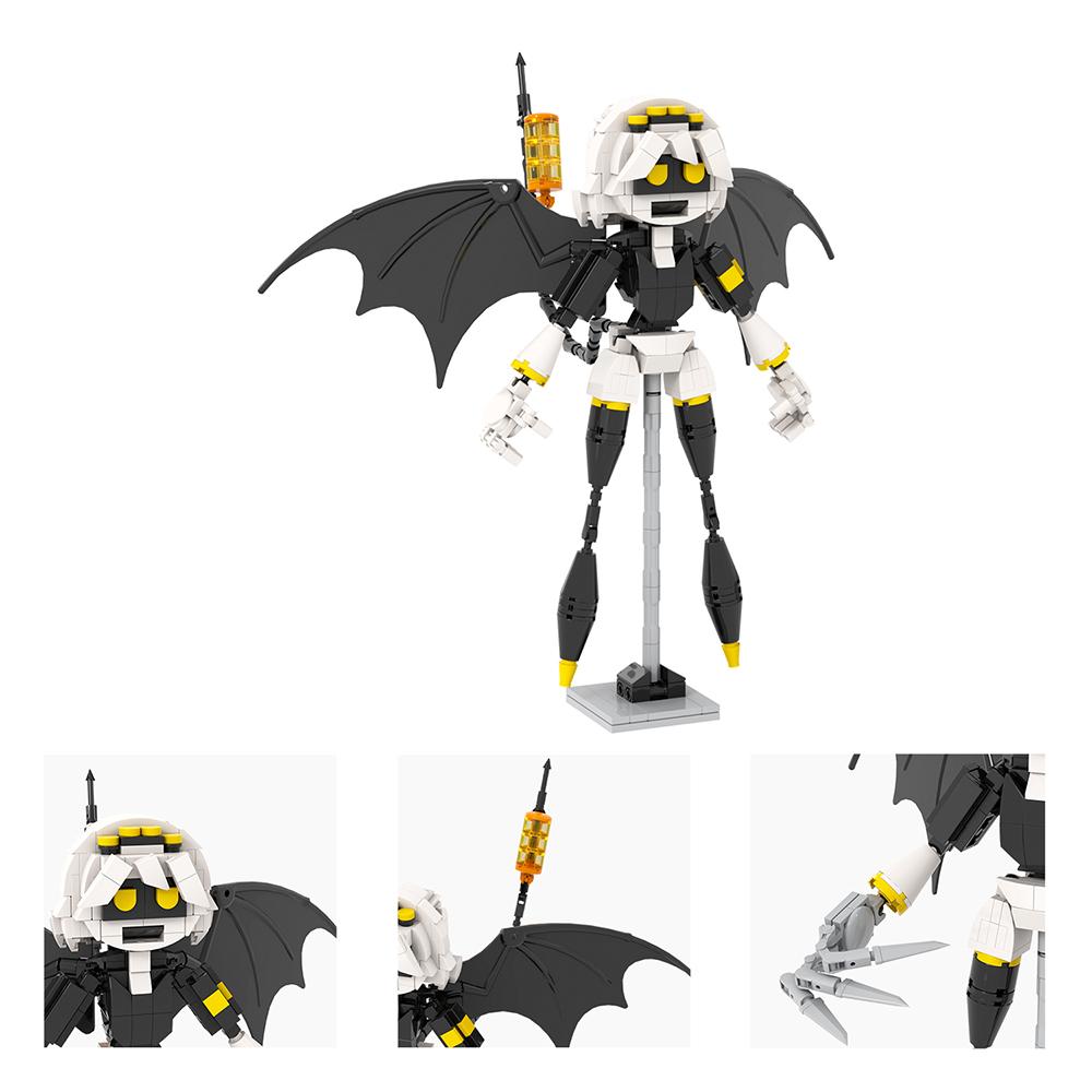 MOOXI Murder Drones Actionfigur MOC Steine Cartoon Uzi·Doorman V N Modell Set Bausteine Kinderspielzeug MOC1430 MOC1431 MOC1432