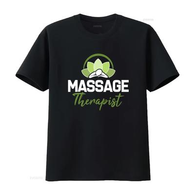 Massage Therapist T Shirt for Masseuse Masseur Physical Therapeutic Design Os2423 Vintage Washed Casual Streetwear Stretched