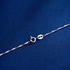 Double Moon S925 Sterling Silver Minimalist Clavicle Necklace - Korean High-End Light Luxury Design