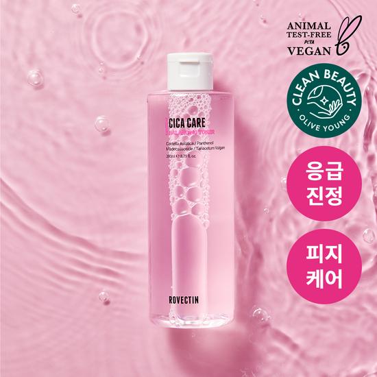 Rovectin Cica Care Balancing Toner 260ml for Emergency Soothing/Moisture Care