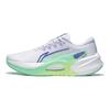 LiNing Lightning 7 Lekkie Wysoka Sprężystość Trwałe Niskoprofilowe Buty do Biegania Męskie sneakers Biały Fioletowy ARZT003-18