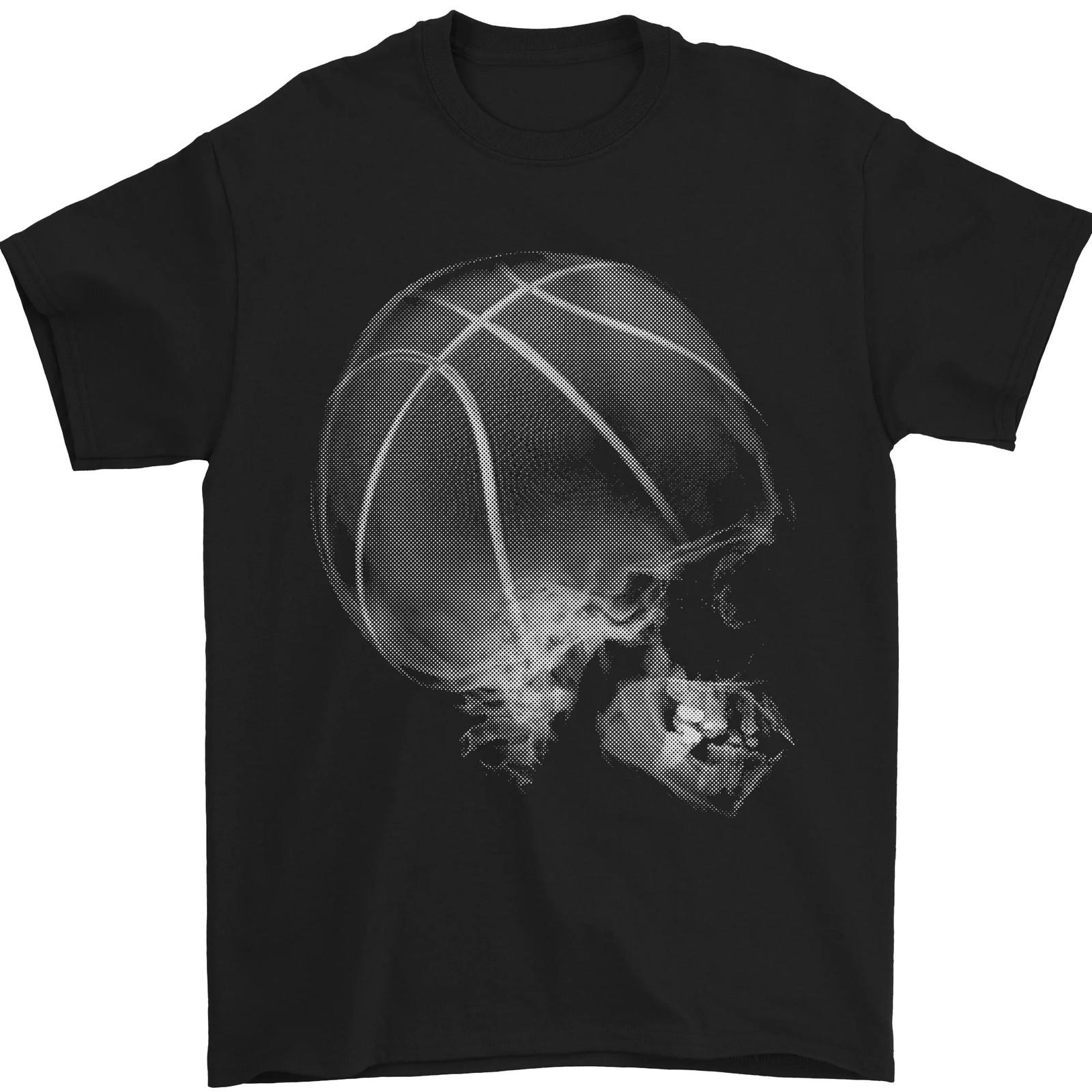 26 Basketball Skull Mens T-Shirt 100% Cotton Unisex T-Shirt M