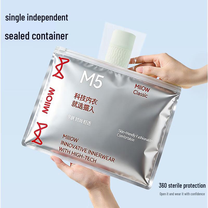 Mao Ren Women's A-Grade Cotton Underwear 4-Pack