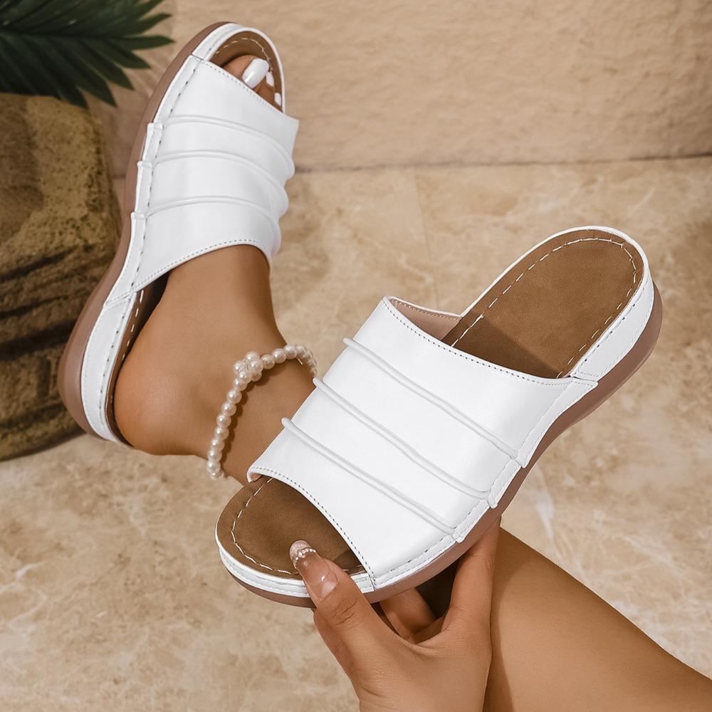 New Platform Slippers Women's Shoes Fish Mouth Slippers Wear Beach Shoes Women Sandals Pantuflas De Mujer