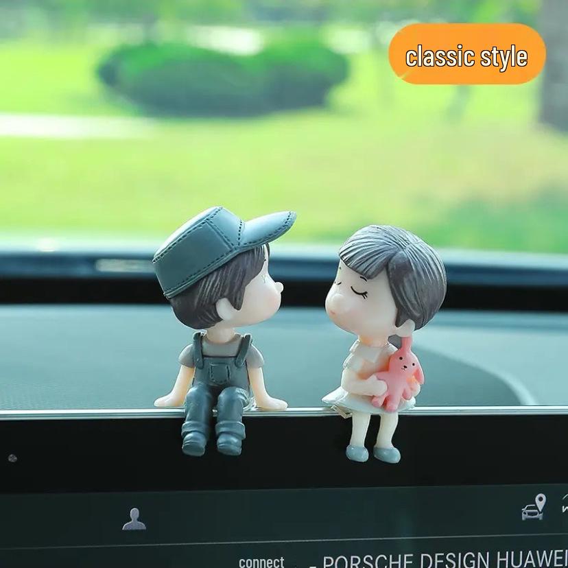 

High-End Center Console Ornaments and Decorations for Female Drivers 2025