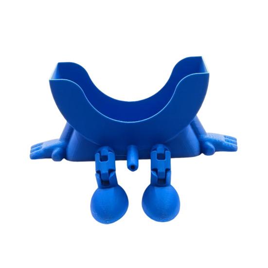 

3D Printed Sponge Holder with Drainage Bathroom Kitchen Sink Countertop Sponge Stand with Articulated Legs Multifunctional Sponge Organizer Storage
