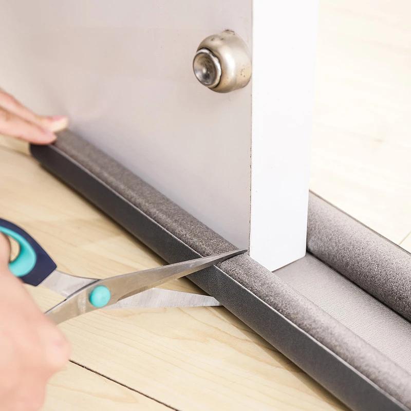 Flexible Door Bottom Sealing Strip Sound Proof Noise Reduction Door Stopper 93Cm