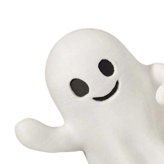 Ghost Pen Holder, Halloween Cute Ghost Desk Organizer, Spooky Pen Rest Stand for Pencils, Funny Office Home Decor