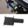 Universal Trailer Hitch Winch Mounting Plate with 2" Receiver, Winch Bracket, Winch Mounting Plate for ATVs, UTVs, and Lawn & Garden Equipment