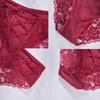 Large Size Mid-waist Cross Strap Sexy Lace Women's Underwear Hollow Comfortable Large Size Underwear for Women