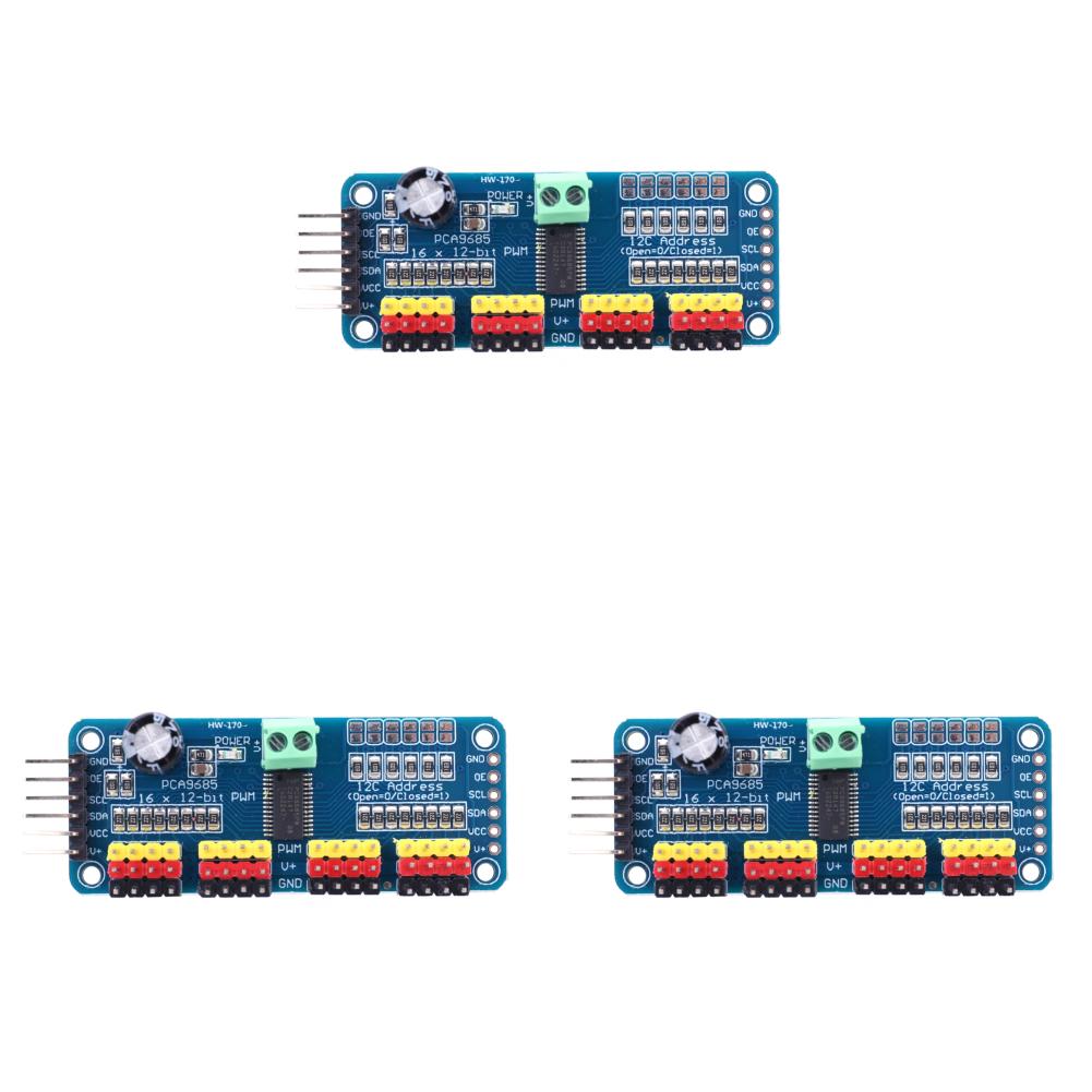 5PCS PCA9685 Driver Module IIC Interface 16 Channel 12Bit PWM Servo Motor Driver Board Controller for Arduino Robot/ Raspberr Pi