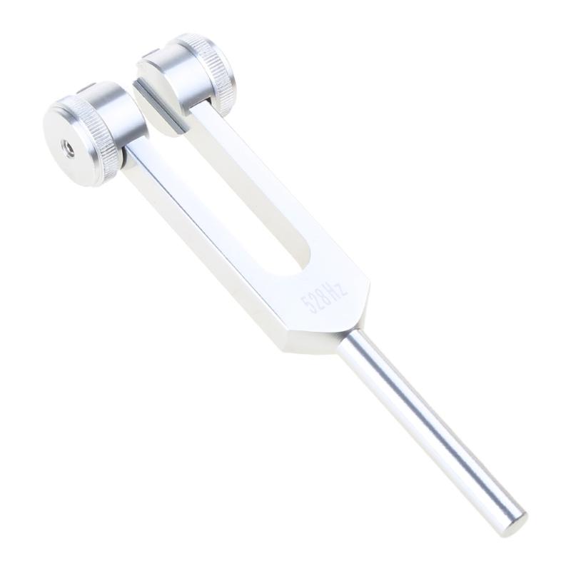 Stimmgabel 528Hz Stimmgerät Chakra zur DNA-Reparatur Klangheilung Tragbares Schlägel Stimmgabel-Set Verwendet für Mädchen/Jungen/Eltern