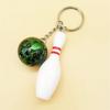 Novelty Bowling Ball Keychain Fashionable Bowling Ball Keychain Eye Catching Keychain for Added Convenience & Fun