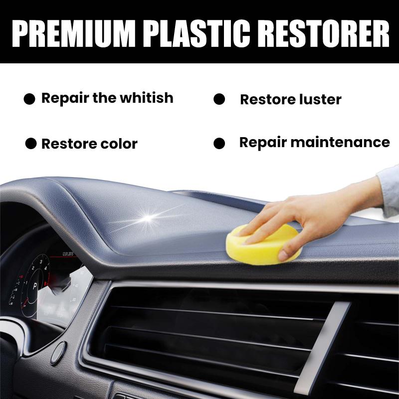 Car Interior Paste Auto Interior Panel Renewal Wax Coating Leather Plastic Rubber Polish Repair Reconditioning Cream Care 100G