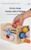 Children's Wooden Tool Bench Set - Educational Assembly Toy Kit