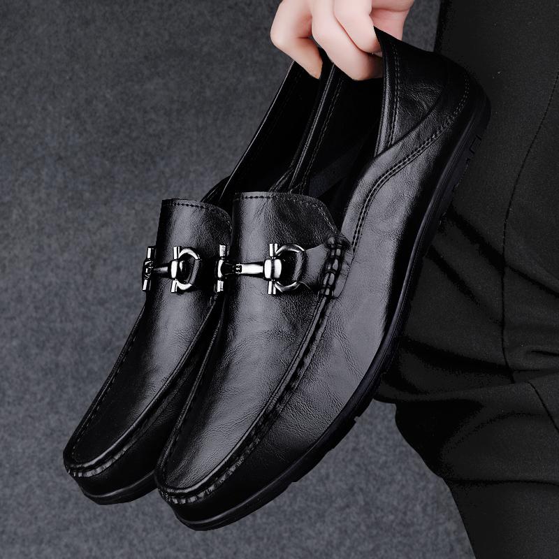 Handgefertigte Herren Slipper Schuhe Leder Mode Business Schuhe Herren 2024 Luxusmarke Herren Loafer Allround Herren Freizeitschuhe
