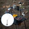 Light Weight Folding Lanterns Stand Suit Outdoor Lamp Post Hanging Light Hold for Campers and Picnics Enthusiasts