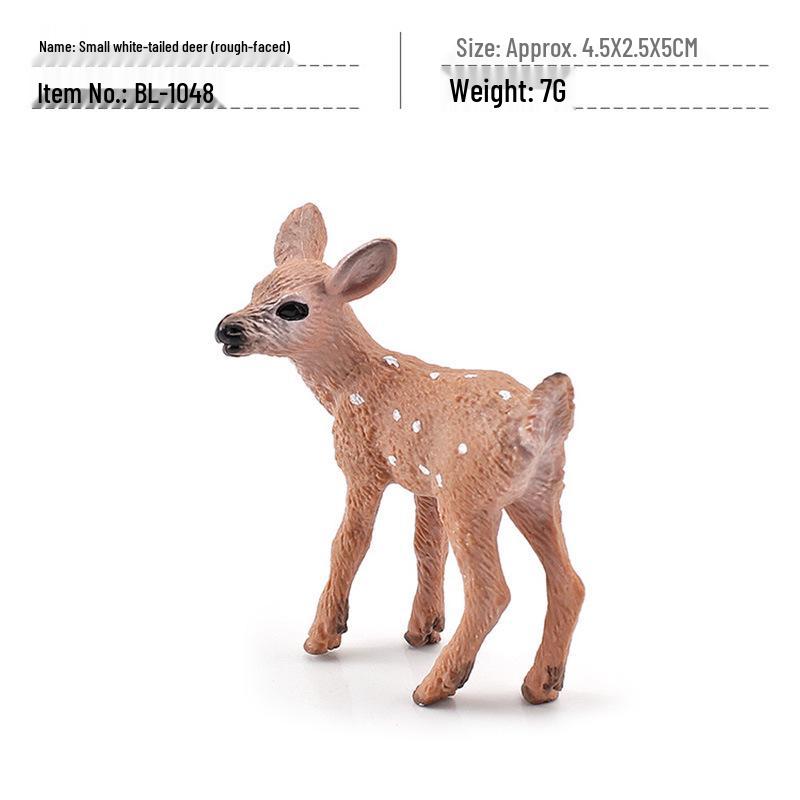 Forest Wildlife Christmas Decoration: Squirrel, Fox, Rabbit, White-tailed Deer Model