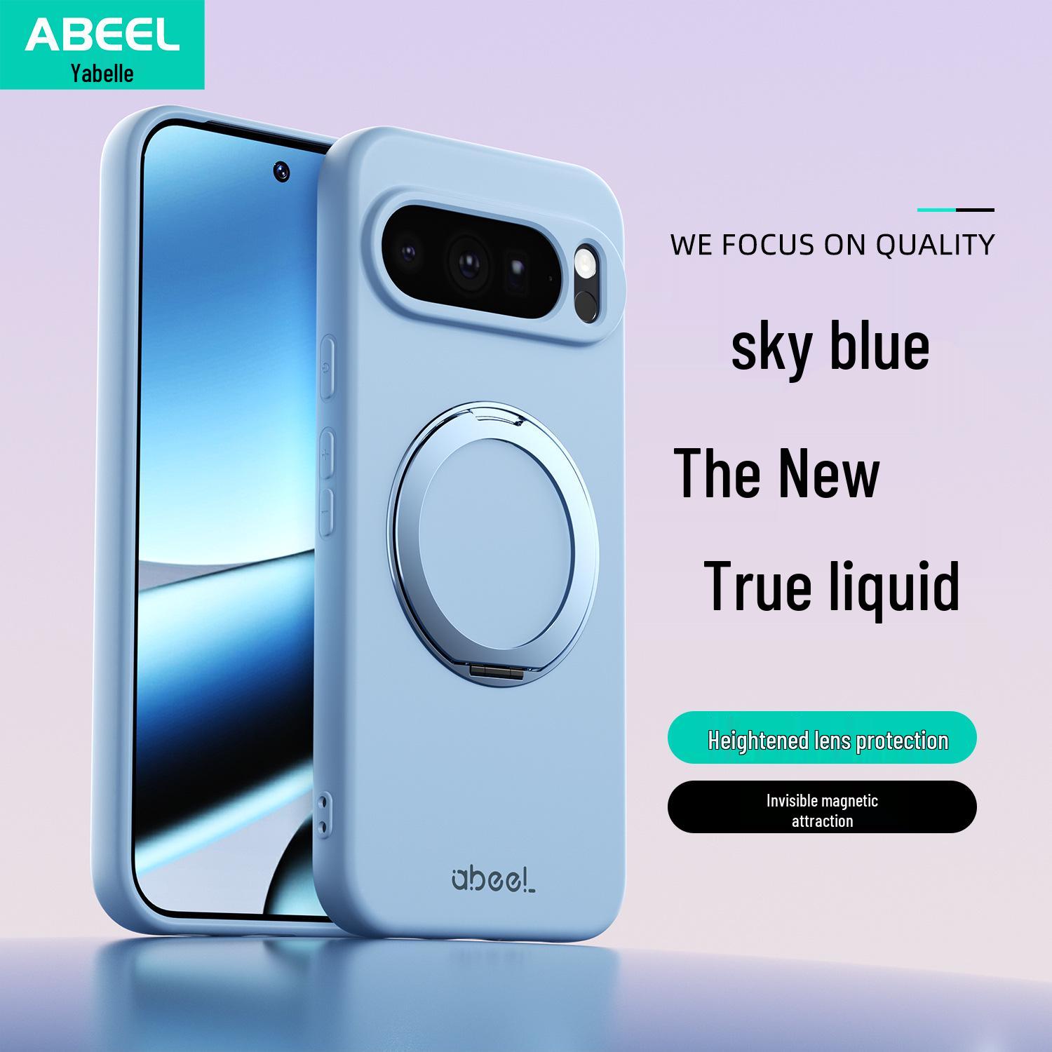 

Google Pixel 10/10Pro/10A Magnetic Silicone Case - Drop-Proof Protective Skin-Feel Cover Google Pixel 10/10 Pro (Large Hole)