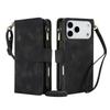 Crossbody Strap&Lanyard Case for IPhone 16 Pro Max 17 Air 16e 15 Plus 14 13 Mini 12 11 7 8 Xs Xr Se 3 Card Holder Leather Wallet