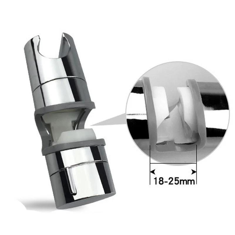 304 Stainless steel Universal Shower Head Holder Adjustable 22~25mm Rail Holder Bathroom Accessories Shower Mounting Brackets