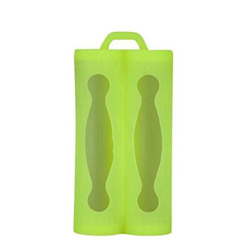 18650 Dual-Section Silicone Battery Sleeve - Drop-Proof, Collision-Proof, Short-Circuit Protection