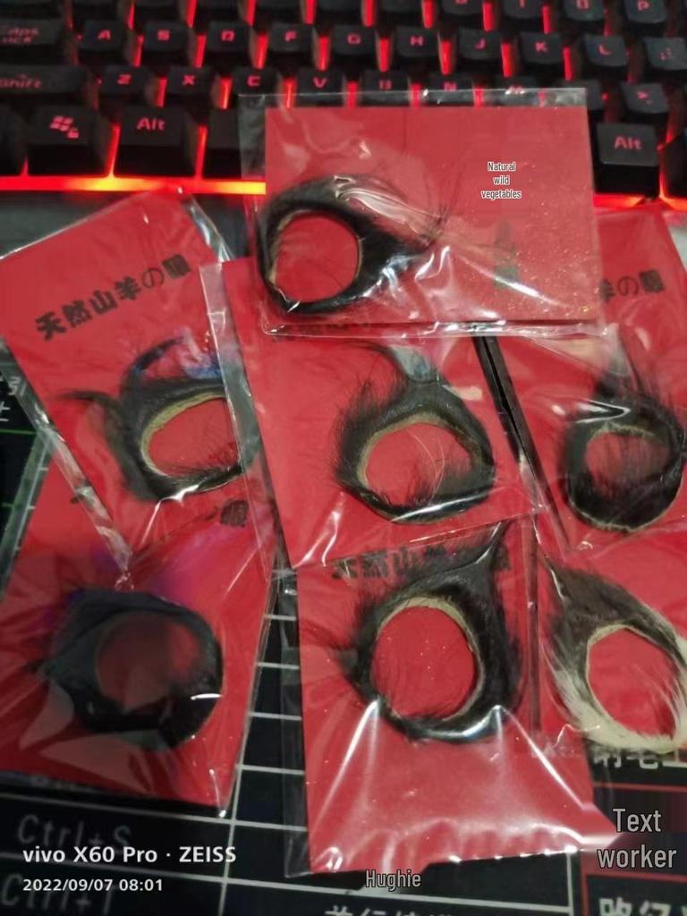 Silicone Sheep Eye Ponytail Cock Ring Hair Tie