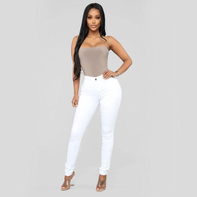 Jeans Modellanti da Donna Pantaloni Skinny a Sigaretta Denim Push Up Sollevaglute Jeans Slim Pantaloni da Donna Pantaloni Jeans Mom