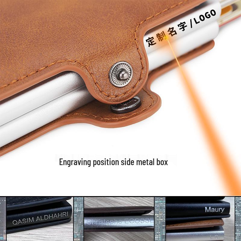 Carbon Fiber Anti-Demagnetization Card Holder Wallet - Multifunctional, Anti-Theft for Men