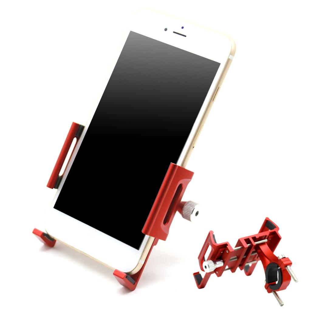 Bicycles Phone Holder Bracket Motorcycle Phone Mount Adjustable Handlebar Cell Phone Clamp Scooter Mobile Phone Clip